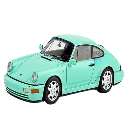 Mini Auto Spielzeug 1:43 Für Porsche 911 964 Carrera 2 1990 Vintage Harz Fahrzeug Miniatur Modell Eingang Dekoration Wohnkultur(Green) von CYQOCD