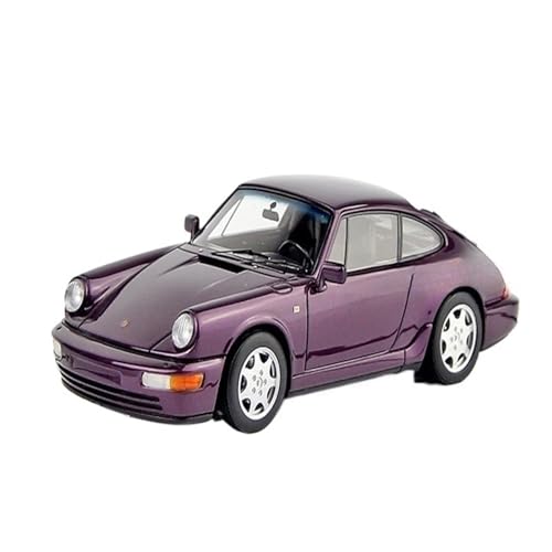 Mini Auto Spielzeug 1:43 Für Porsche 911 964 Carrera 2 1990 Vintage Harz Fahrzeug Miniatur Modell Eingang Dekoration Wohnkultur(Purple) von CYQOCD