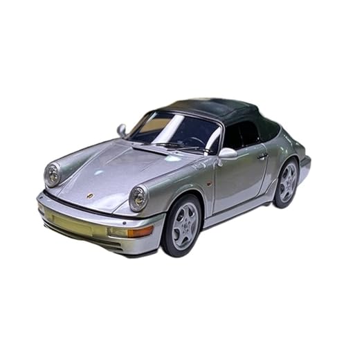 Mini Auto Spielzeug 1:43 Für Porsche 911 964 Carrera Speedster Vm165 DREI Arten Von Statischen Harz Modell Maßstab Auto Sammlung Wohnkultur(Silver) von CYQOCD