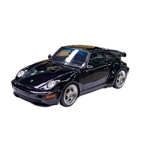 Mini Auto Spielzeug 1:43 Für Porsche 911 964 Turbo S Exklusive Flachbau Vm160 Legierung Druckguss Auto Modell Display Sammlung Wohnkultur(Black) von CYQOCD
