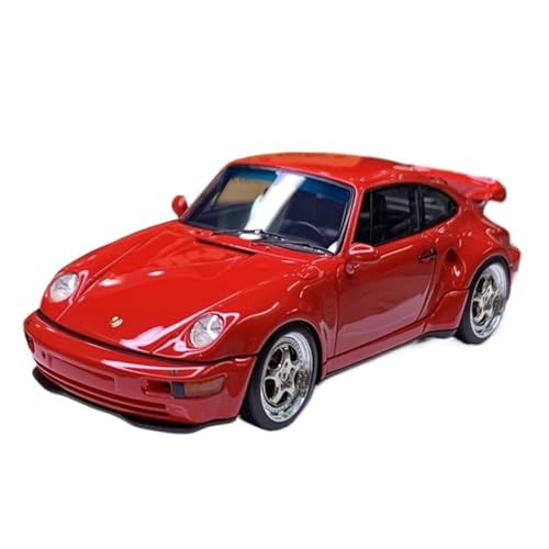 Mini Auto Spielzeug 1:43 Für Porsche 911 964 Turbo S Exklusive Flachbau Vm160 Legierung Druckguss Auto Modell Display Sammlung Wohnkultur(Red) von CYQOCD