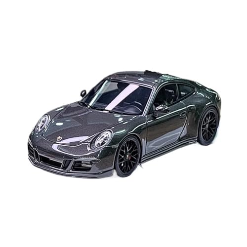 Mini Auto Spielzeug 1:43 Für Porsche 911 991 Carrera 4 Gts 2014 Harzmodell Authentisch Detailliertes Fahrzeug Wohnkultur(Gray) von CYQOCD
