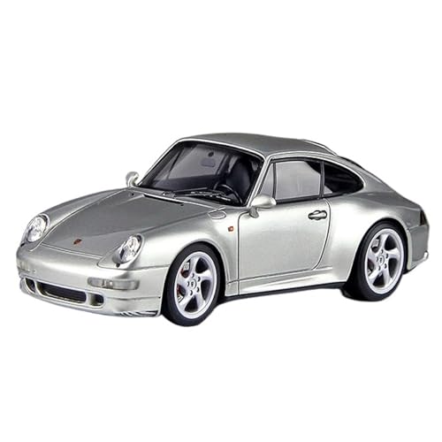 Mini Auto Spielzeug 1:43 Für Porsche 911 993 Carrera S 1997 Silber Legierung Limousine Statische Kleine Maßstab Fahrzeug Ausstellung Wohnkultur von CYQOCD