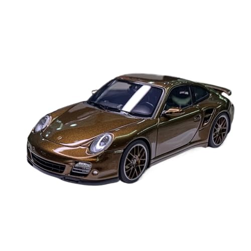 Mini Auto Spielzeug 1:43 Für Porsche 911 997.2 Turbo S 2011 Legierung Diecast Spielzeugauto Multicolor Enthusiasts' Collection Wohnkultur(Brown) von CYQOCD