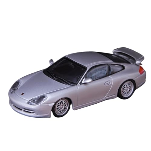 Mini Auto Spielzeug 1:43 Für Porsche 911 GT3 996 Sportwagen 1998 Silberlegierung Automodell Szene Simulation Dekoration Wohnkultur von CYQOCD