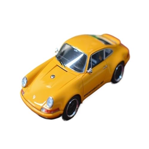 Mini Auto Spielzeug 1:43 Für Porsche 911 Targa Singer 2014 Gelbes Stilvolles Limousinen-Automodell Aus Legierung Geeignet Zur Sammlung Wohnkultur von CYQOCD