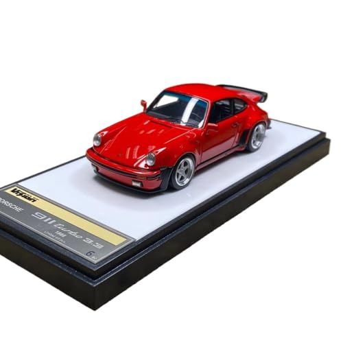 Mini Auto Spielzeug 1:43 Für Porsche 930 Turbo VM215 1988 Rotes Harzautomodell Klassische Modelimousinensammlung Wohnkultur von CYQOCD