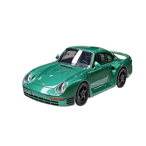 Mini Auto Spielzeug 1:43 Für Porsche 959 1986 Mehrfarbiges Harzautomodell Kleinfahrzeug Sammlerspielzeugautos Wohnkultur(Green) von CYQOCD