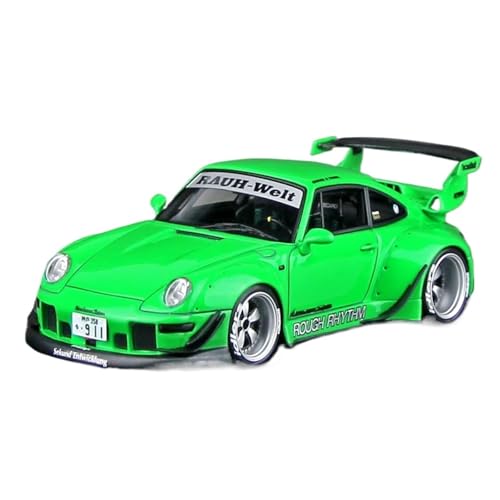 Mini Auto Spielzeug 1:43 Für Porsche 993 RWB Widebody 911 Martini Harz Auto Modell Grün Supercar Arbeitsplatz Dekoration Wohnkultur von CYQOCD