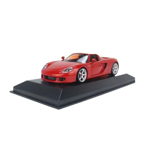 Mini Auto Spielzeug 1:43 Für Porsche Carrera GT 2003 Rot Druckgussmodell Legierung Fahrzeug Displayständer Ornament Souvenir Wohnkultur von CYQOCD