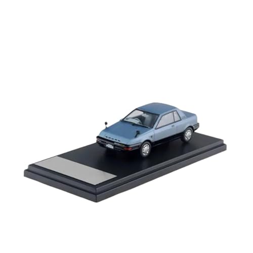 Mini Auto Spielzeug 1:43 Für Pulsar Exa (1982) Harz Auto Modell Druckguss Ornament Display Regal Sammler Spielzeug Wohnkultur(Blue) von CYQOCD