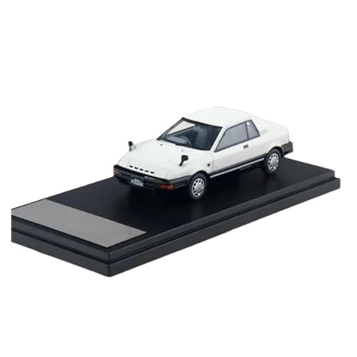 Mini Auto Spielzeug 1:43 Für Pulsar Exa (1982) Harz Auto Modell Druckguss Ornament Display Regal Sammler Spielzeug Wohnkultur(White) von CYQOCD
