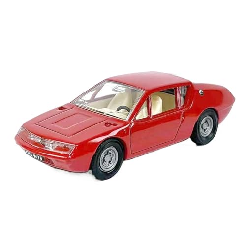 Mini Auto Spielzeug 1:43 Für Renault Alpine A 310 Oldtimer Retro-Modell Coupé Legierung Automodell Für Play Rot Wohnkultur von CYQOCD