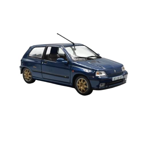 Mini Auto Spielzeug 1:43 Für Renault Clio Williams Legierung Blau Seltene Limousine Automodell Mit Auto-Innenraum-Display (B) Wohnkultur von CYQOCD