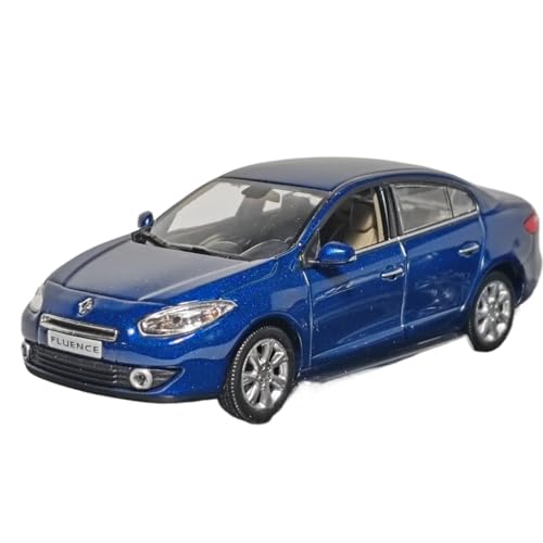 Mini Auto Spielzeug 1:43 Für Renault Fluence Blaue Limousine Metallornament Auto Für Autofans (vergriffenes Auto) Wohnkultur von CYQOCD