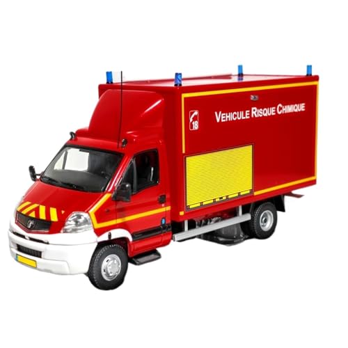 Mini Auto Spielzeug 1:43 Für Renault Mascott Feuerwehrauto Vintage-Automodelle Aus Legierung Sammlermodell Für Arbeitsfahrzeuge (rot) Wohnkultur von CYQOCD
