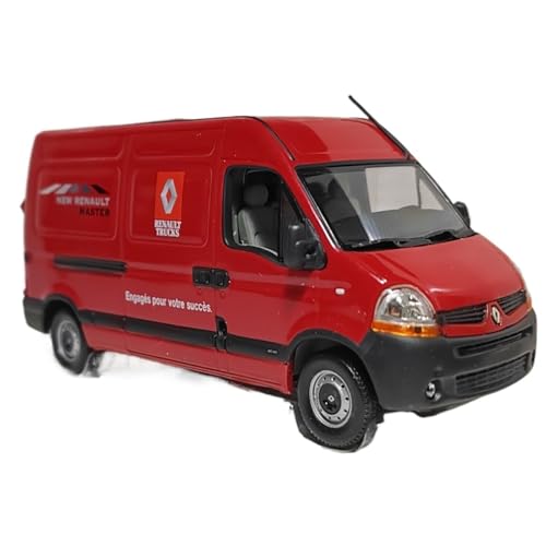 Mini Auto Spielzeug 1:43 Für Renault Master LKW ​​kommerziellen Fahrzeug Kleine Skala Spielzeug Modekl Mini Legierung Modell Auto Rot Wohnkultur von CYQOCD