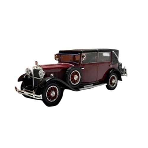 Mini Auto Spielzeug 1:43 Für Rolls-Royce Phantom IV + S860 Legierung Auto Modell Schwarz Top Und Rot Top Retro Metall Limousine Schmücken Wohnkultur(Red A) von CYQOCD