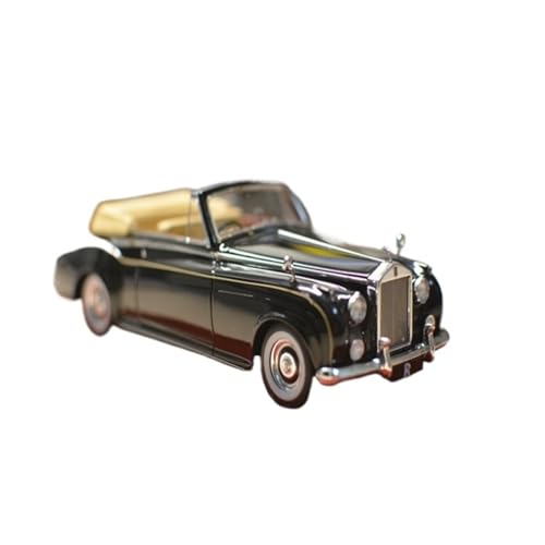 Mini Auto Spielzeug 1:43 Für Rolls-Royce Silver Cloud II Silver Cloud Black Cabrio Metallmodell Independent Play Wohnkultur von CYQOCD