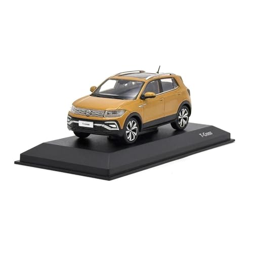 Mini Auto Spielzeug 1:43 Für SAIC Volkswagen SUV Tuang Tiguan L Tukai Tuyue Automodell Ornament Souvenir Familienfahrzeug Wohnkultur(Yellow) von CYQOCD