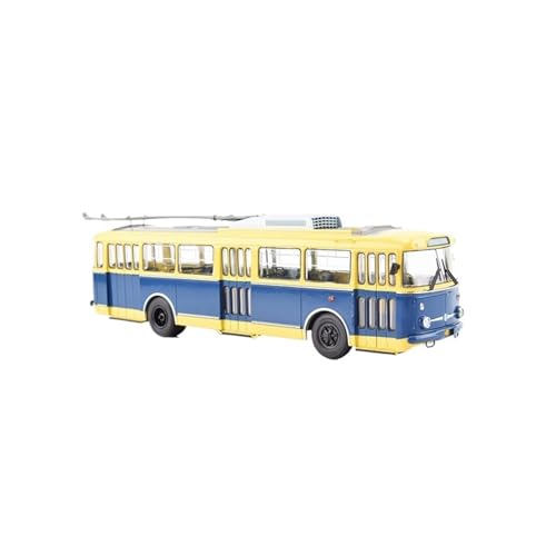 Mini Auto Spielzeug 1:43 Für Skoda 9TR Bus Metallautomodell Stadt Spurloser Bus Statische Fahrzeugornamente 103566 Wohnkultur von CYQOCD