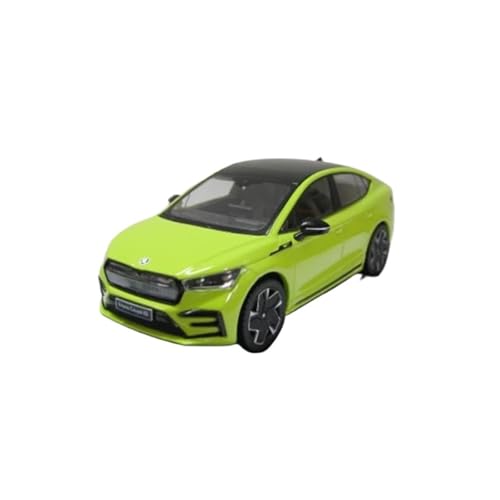 Mini Auto Spielzeug 1:43 Für Skoda Enyaq Coupe RS Legierung Auto Modell Zwei-Farbe Metall Limousine Modell Sammlung Dekoration Wohnkultur(Green) von CYQOCD