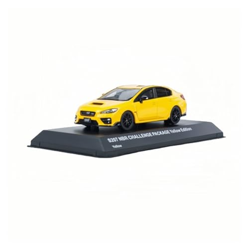 Mini Auto Spielzeug 1:43 Für Subaru S207 NBR Challenge Package Harzautomodell Geburtstagsparty-Überraschung Für Freunde Wohnkultur(Yellow) von CYQOCD