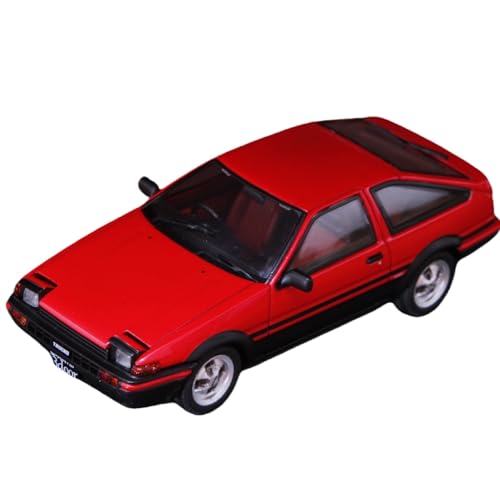 Mini Auto Spielzeug 1:43 Für Toyota AE86 Sprinter Trueno Rot Druckguss-Legierung Automodell Fenstersammlung Seltene Dekoration Wohnkultur von CYQOCD
