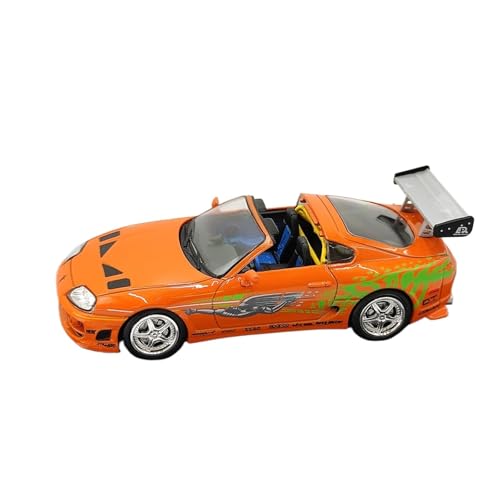 Mini Auto Spielzeug 1:43 Für Toyota Supra Mark IV Orange Supercar Legierung Automodell Kleines Realistisches Fahrzeug Wohnkultur Mini Auto Spielzeug 1:43 Für Toyota Supra Mark IV Orange Supercar Legierung Automodell Kleines Realistisches Fahrzeug Wohnkultur von CYQOCD