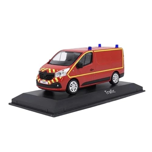 Mini Auto Spielzeug 1:43 Für Trafic Rettungsfahrzeug Legierung Automodell Mini Fahrzeug Spielzeug Mit Drucke Dekoration Rot Wohnkultur von CYQOCD