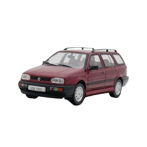Mini Auto Spielzeug 1:43 Für Volkswagen Golf Variant 1993 Reisespielzeug Legierung Rotes Automodell Autofans Lieben Modell Wohnkultur von CYQOCD
