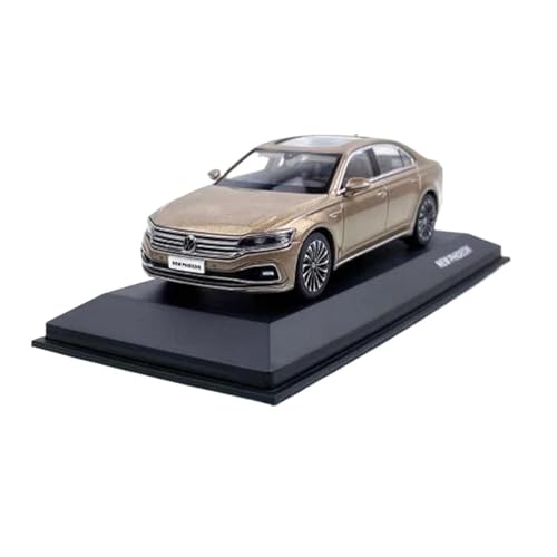 Mini Auto Spielzeug 1:43 Für Volkswagen Phideon 2021 Legierung Auto Maßstabsgetreues Modell Kleine Miniatur-Ornamente Indoor-Display Wohnkultur(Gold) von CYQOCD