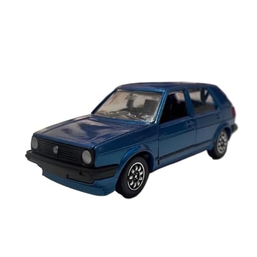 Mini Auto Spielzeug 1:43 Für Volkswagen Ptt Golf Mk2 Legierung Sammlung Auto Modell Statische Räumliche Dekoration Display Wohnkultur(Blue) von CYQOCD