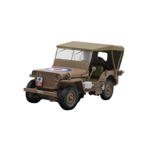 Mini Auto Spielzeug 1:43 Für Willys MB 1943 WWII Battlefield Jeep Automodell Simulation Legierung Miniaturfahrzeuge Spielzeug Wohnkultur von CYQOCD