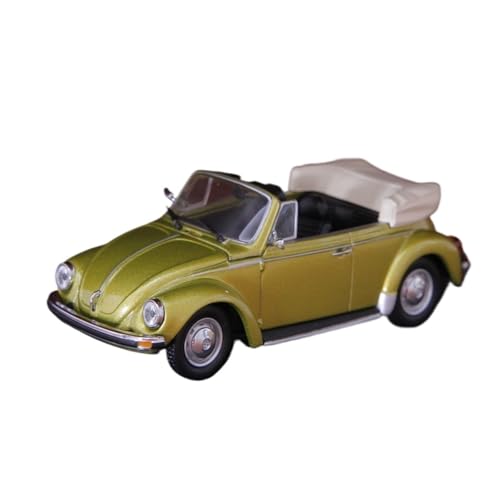 Mini Auto Spielzeug 1:43 für Volkswagen VW Käfer 1303 Cabrio Limousine 1972 gelb-grün Legierung Klassische Metall Dekorative Wohnkultur Mini Auto Spielzeug 1:43 für Volkswagen VW Käfer 1303 Cabrio Limousine 1972 gelb-grün Legierung Klassische Metall Dekorative Wohnkultur von CYQOCD