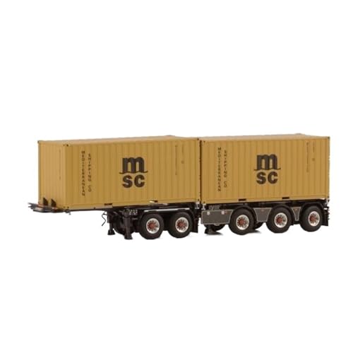 Mini Auto Spielzeug 1:50 Für 2X 20FT 01-4382A M. DE Groot Legierung Container Anhänger Modell Metall Dekoration Sammler Spielzeug Wohnkultur von CYQOCD