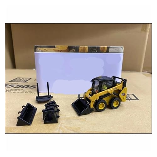 Mini Auto Spielzeug 1:50 Für CAT 242D3 Caterpillar Kompaktlader Legierung Engineering Auto Modell Display Spielzeug Gelb Wohnkultur von CYQOCD