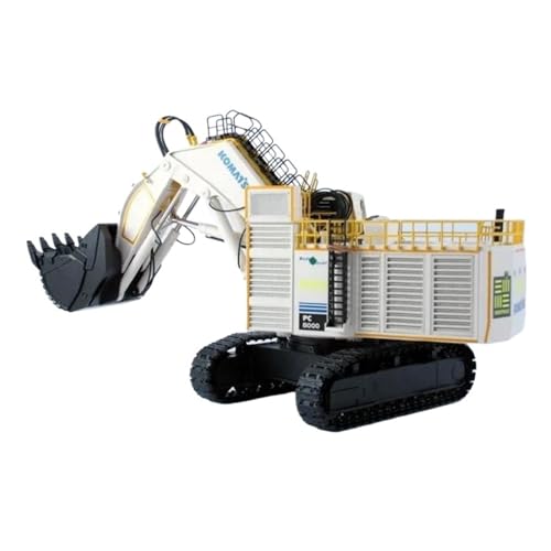 Mini Auto Spielzeug 1:50 Für Komatsu Mine Druckgusslegierungsbagger Modell Jwaneng 25026/6 Limited Engineering Auto Wohnkultur(White A) von CYQOCD