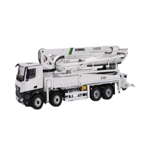 Mini Auto Spielzeug 1:50 Für Schwing S43 SX Betonpumpen-LKW Modell Erweiterbare Version Fahrzeug Weiß Kollektion 9511 Wohnkultur von CYQOCD