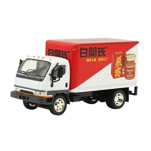 Mini Auto Spielzeug 1:53 Für Fuso Light Truck Van Dekoratives Modell Spielzeug Automodell Vitrine Dekoration Wohnkultur(White) von CYQOCD