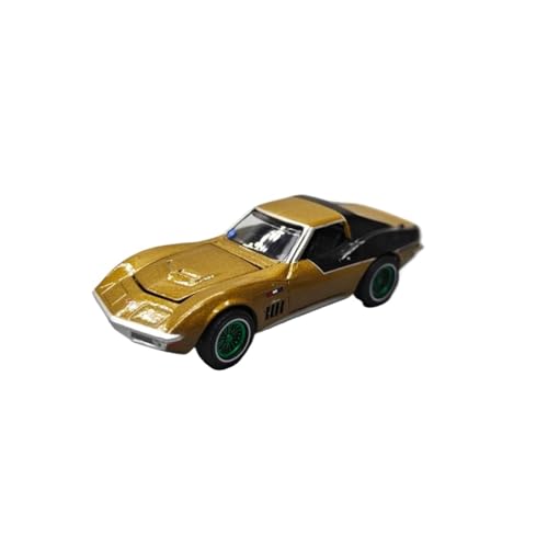 Mini Auto Spielzeug 1:64 Für 1969 Corvette AstroVette Retro Gelbe Limousine Vintage Druckguss Automodell Kann Sammlerstück Wohnkultur von CYQOCD