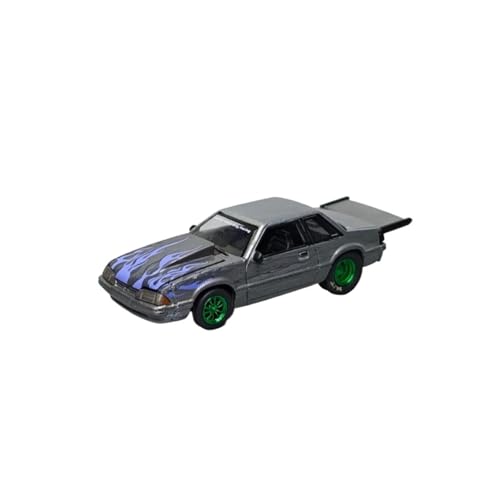 Mini Auto Spielzeug 1:64 Für 1990 Ford Mustang - Wraps 51550 Grüne Räder Legierung Fahrzeug Druckguss-Replik Wohnkultur von CYQOCD