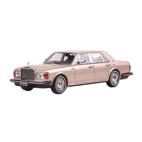 Mini Auto Spielzeug 1:64 Für 1994 Rolls-Royce Silver Spur Klassische Autoszene Simulation Legierung Automodell Maßstab Dekoration Wohnkultur(Gold) von CYQOCD
