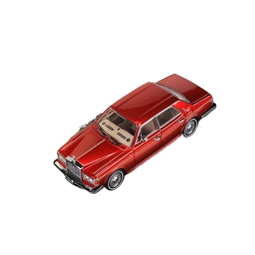 Mini Auto Spielzeug 1:64 Für 1994 Rolls-Royce Silver Spur Klassische Autoszene Simulation Legierung Automodell Maßstab Dekoration Wohnkultur(Red) von CYQOCD