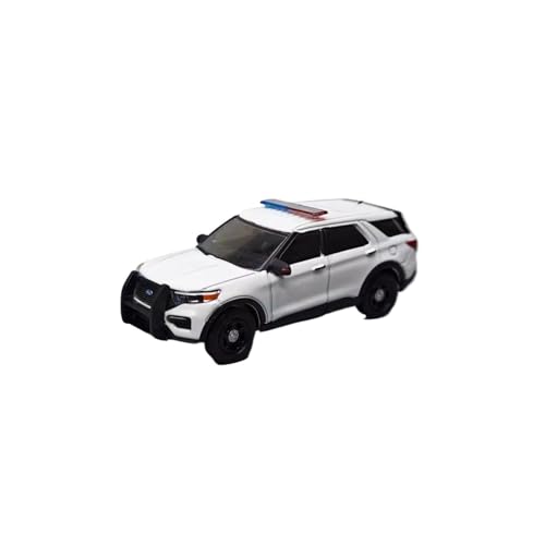Mini Auto Spielzeug 1:64 Für 2020 Ford Interceptor Explorer Polizeiauto Gerader Scheinwerfer Legierungsanzeigemodell Wohnkultur von CYQOCD