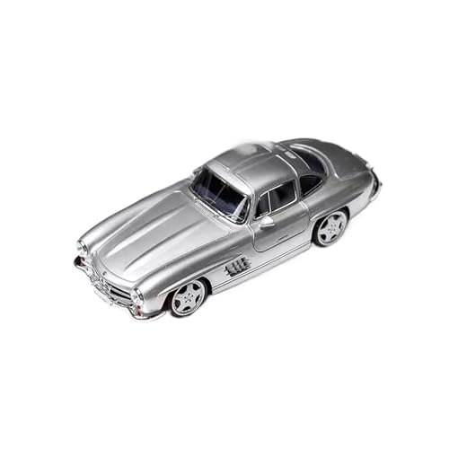 Mini Auto Spielzeug 1:64 Für 300SL AMG Vintage-Serie Harzautomodell Metalllegierung Erwachsene Druckgussfahrzeuge Spielzeug Wohnkultur(Silver A) von CYQOCD