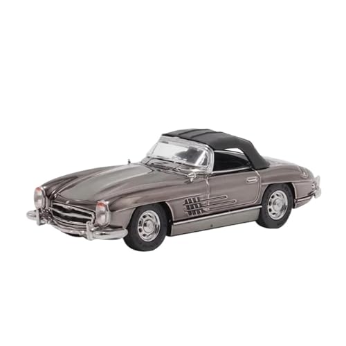Mini Auto Spielzeug 1:64 Für 300SL Klassische Legierung Dekoration Spielzeug Modell Vordere Und Hintere Abdeckungen Können Geöffnet Werden Wohnkultur(Gray) von CYQOCD