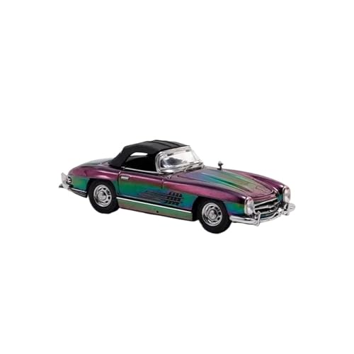 Mini Auto Spielzeug 1:64 Für 300SL Klassische Legierung Dekoration Spielzeug Modell Vordere Und Hintere Abdeckungen Können Geöffnet Werden Wohnkultur(Green) von CYQOCD