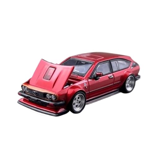 Mini Auto Spielzeug 1:64 Für Alfa Romeo GTV6 Miniatur-Legierung Automodell Statische Anzeige Sammlerdekoration Souvenir Wohnkultur(Red) von CYQOCD