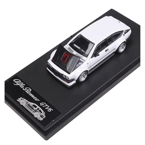 Mini Auto Spielzeug 1:64 Für Alfa Romeo GTV6 Widebody Modifizierte Offene Abdeckungsversion Simulation Mini-Legierungsautomodell Wohnkultur von CYQOCD